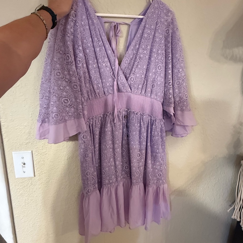 Lavender Lace Dress